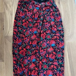 Rag and Bone - Floral Silk Skirt - Size 8
